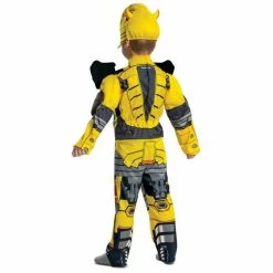 Disguise Transformers Bumblebee Toddler Muscle Costume & Headpiece, 3-4T