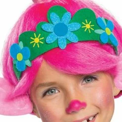 Disguise TV & Movie Costumes Trolls Movie 2 Poppy Child Wig With Ears