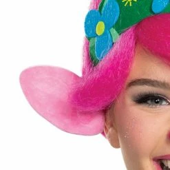 Disguise Trolls Movie 2 Poppy Adult Wig With Ears TV & Movie Costumes
