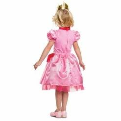 Disguise Super Mario Princess Peach Girl's Toddler Costume & Crown