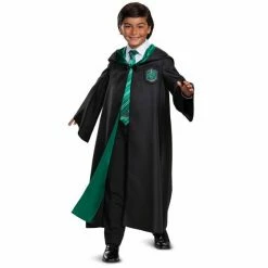 Disguise Harry Potter Slytherin Robe Deluxe Child Costume Costumes
