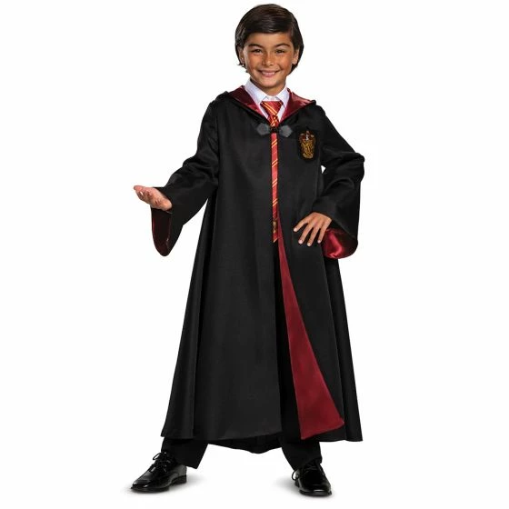 Disguise Harry Potter Gryffindor Robe Prestige Child Costume 4 Disguise Harry Potter Gryffindor Robe Prestige Child Costume