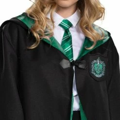Disguise Harry Potter Slytherin Robe Deluxe Adult Costume Plus Size Costumes