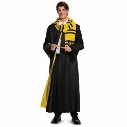Disguise Harry Potter Hufflepuff Robe Deluxe Adult Costume
