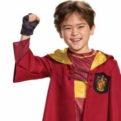 Disguise Costumes Harry Potter Quidditch Gryffindor Deluxe Child Costume