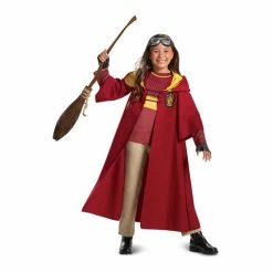 Disguise Costumes Harry Potter Quidditch Gryffindor Deluxe Child Costume