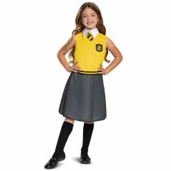Disguise Harry Potter Girl's Hufflepuff Dress Classic Costume