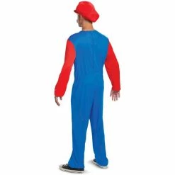 Disguise Super Mario Brothers Men's Mario Classic Adult & Teen Costume
