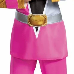 Disguise Girl's Pink Ranger Dino Fury Deluxe Costume
