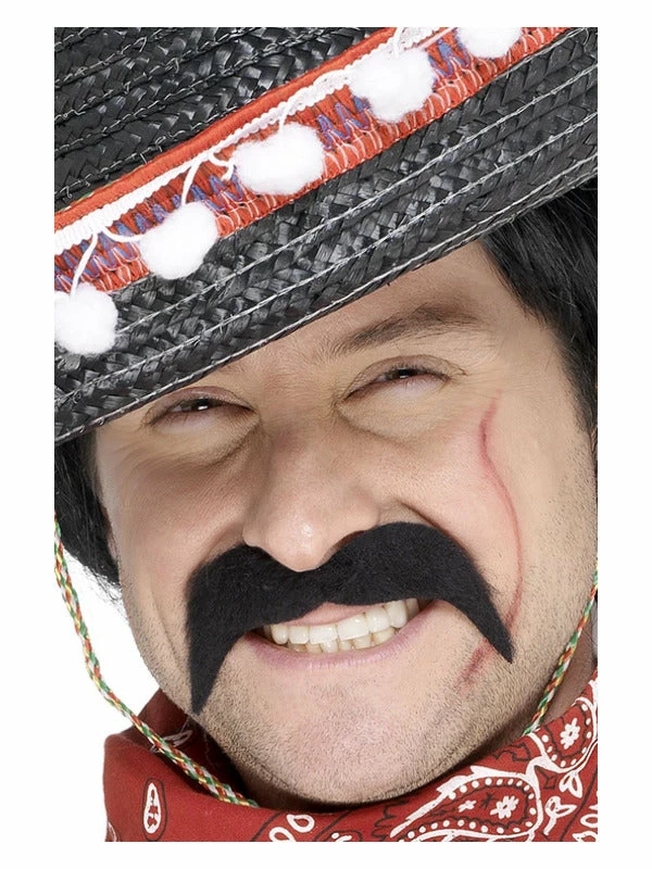 Smiffys USA Mexican Bandit Tash, Black 3 Smiffys USA Mexican Bandit Tash, Black