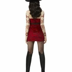 Smiffys USA Satanic Witch Fever Red Witch Costume Costumes