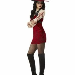 Smiffys USA Satanic Witch Fever Red Witch Costume Costumes