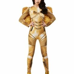 Smiffys USA Costumes Fever Divine Guardian Angel Women's Gold Costume