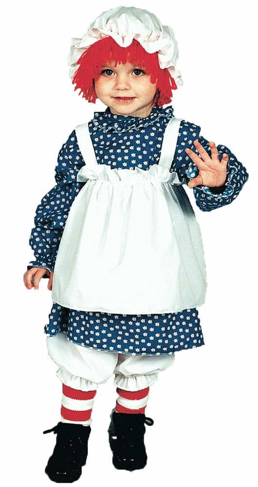 Morris Costumes Raggedy Ann Rag Doll Child & Toddler Costume 3 Morris Costumes Raggedy Ann Rag Doll Child & Toddler Costume