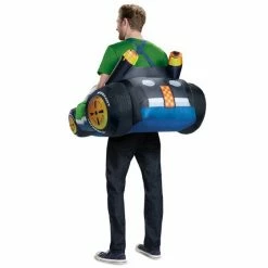 Disguise Costumes Super Mario Luigi Kart Inflatable Adult Costume