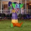 Gemmy Decorations & Props Airblown Kaleidoscope Clown Halloween Yard Decoration