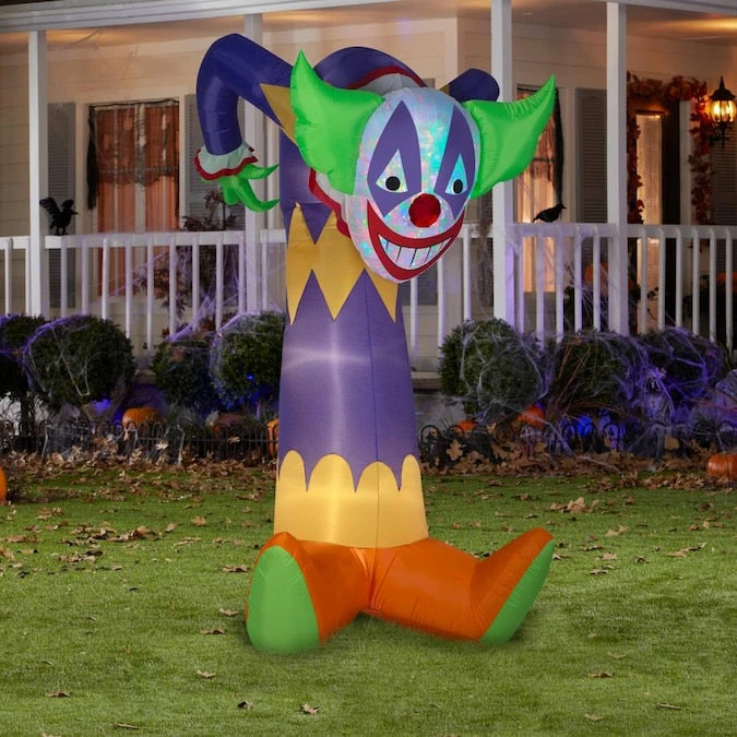 Gemmy Decorations & Props Airblown Kaleidoscope Clown Halloween Yard Decoration 3 Gemmy Decorations & Props Airblown Kaleidoscope Clown Halloween Yard Decoration