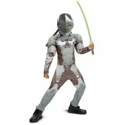 Disguise Boy's Genji Classic Muscle Child Costume - Overwatch Costumes
