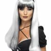 Smiffys USA Bewitching Women's Grey And Black Wig