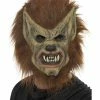 Smiffys USA Werewolf Mask Brown Masks 1 Smiffys USA Werewolf Mask Brown Masks