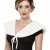 Smiffys USA 1920's Costumes 20s Faux Fur Women's Stole 2 Smiffys USA 1920's Costumes 20s Faux Fur Women's Stole