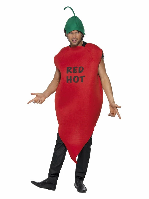 Smiffys USA Costumes Chilli Pepper Men's Costume 3 Smiffys USA Costumes Chilli Pepper Men's Costume