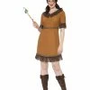 Smiffys USA Costumes Native American Inspired Maiden Women's Costume