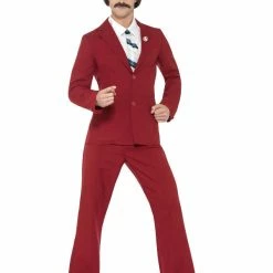Smiffys USA Anchorman Ron Burgundy Costume Costumes