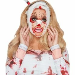 Smiffys USA Botched Job Syringe Through Head Headband Accessories