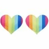 Smiffys USA Fever Rainbow Heart Nipple Pasties Accessories