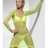 Smiffys USA Accessories Fever Sleeveless Striped Bodystocking