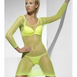 Smiffys USA Accessories Fever Sleeveless Striped Bodystocking