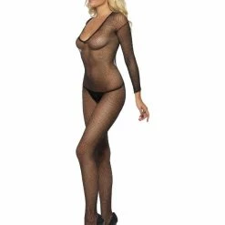 Smiffys USA Fishnet Black Body Stocking Women's Accessories