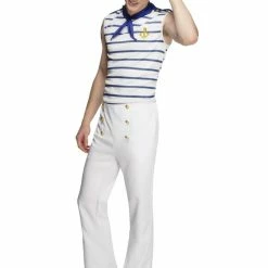 Smiffys USA Fever Male French Sailor Men's Costume Costumes