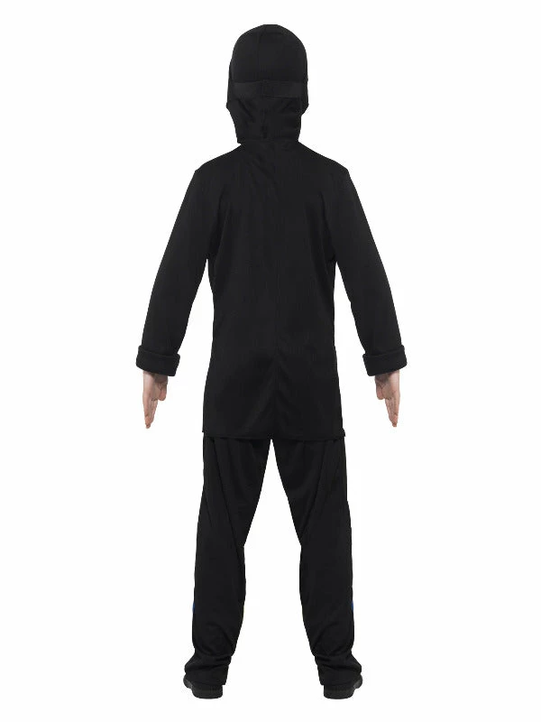 Smiffys USA Ninja Assassin Kids Black And Blue Costume 5 Smiffys USA Ninja Assassin Kids Black And Blue Costume