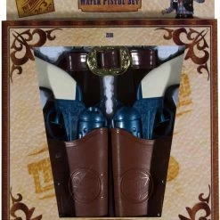 Smiffys USA Western Cowboy Water Pistol Set Holsters And Belt Accessories