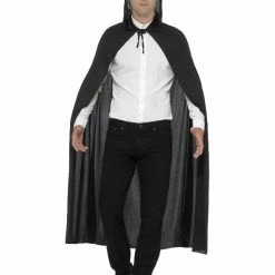 Smiffys USA Hooded Vampire Black Adult Cape