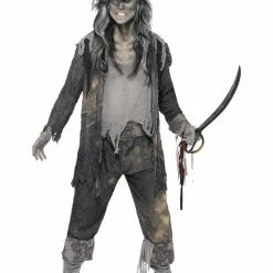 Smiffys USA Ghost Ship Pirate Ghoul Men's Costume