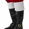 Smiffys USA Santa Boot Covers With Buckle