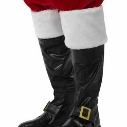 Smiffys USA Santa Boot Covers With Buckle