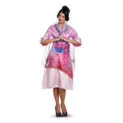 Disguise Costumes Mulan Women's Deluxe Adult Costume With Shawl