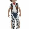 Smiffys USA Texan Cowboy Brown Costume Costumes