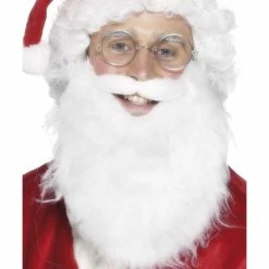 Smiffys USA Santa Beard, White Makeup & SFX