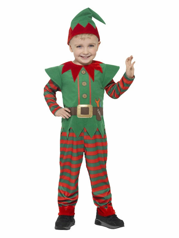 Smiffys USA Costumes Christmas Elf Toddler Costume 3 Smiffys USA Costumes Christmas Elf Toddler Costume