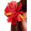 Smiffys USA Hawaiian Flower Hair Clip Red Accessories