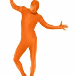Smiffys USA Second Skin Orange Adult Suit