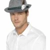 Smiffys USA German Trenker Men's Oktoberfest Hat With Feather
