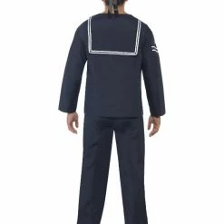 Smiffys USA Costumes Naval Seaman Men's Costume