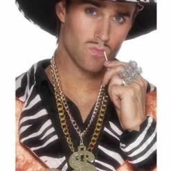 Smiffys USA Dollar Sign Medallion Adult 1970's Costumes