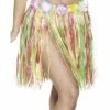 Smiffys USA Accessories Hawaiian Hula Multicoloured Short Skirt